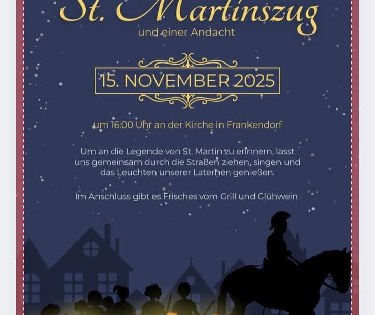 Einladung zu St Martin in Frankendorf 2025
