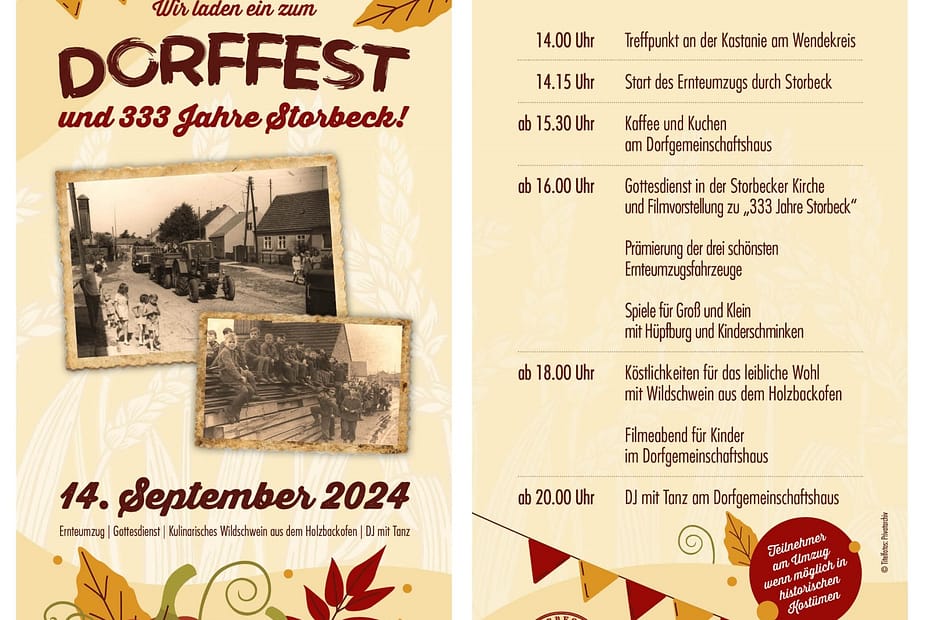 333 Jahre Storbeck Fest