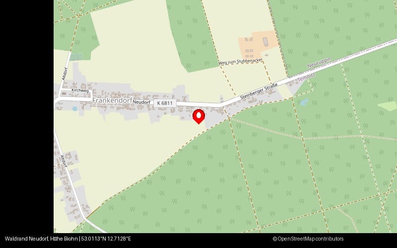 Karte: Standort Ostereiersuche Neudorf